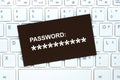 Password, computer security concept Royalty Free Stock Photo