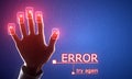 Password and denied access concept Royalty Free Stock Photo