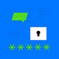 Password manager illustration