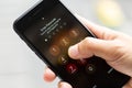 Password of mobile data protection For smartphone users. Image use for security data