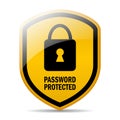 Password protected Royalty Free Stock Photo