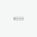 Password protection icon sticker isolated on gray background