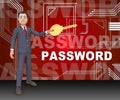 Password Reset Email Interface Update 3d Rendering