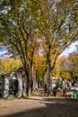 Passy cemetery in Paris, France Royalty Free Stock Photo