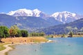 Passy lake, France Royalty Free Stock Photo