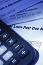 Past Due Bills Royalty Free Stock Photo