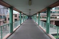 Footbridge in Hong Kong Sheung Shui