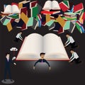 In past,paper`s books were important to give information