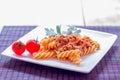 Pasta al rag Royalty Free Stock Photo