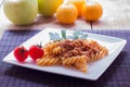 Pasta al rag Royalty Free Stock Photo