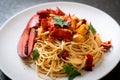 Pasta all\'astice or Lobster spaghetti