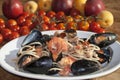 Pasta allo scoglio Royalty Free Stock Photo