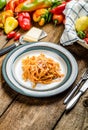 Pasta arrabiata Royalty Free Stock Photo