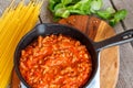 Pasta Bolognese Royalty Free Stock Photo