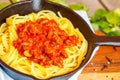 Pasta Bolognese Royalty Free Stock Photo