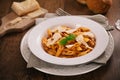 Pasta With Bolognese Sauce. Typical Italian Dish. Royalty Free Stock Photo