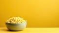 pasta bowl with copy space Royalty Free Stock Photo