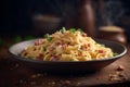 Pasta carbonara. Generate Ai