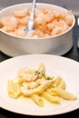 Pasta carbonara 1 Royalty Free Stock Photo