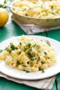 Pasta with cheese and lemon peel