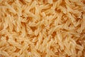 Pasta close-up, top view, nothing superfluous, background