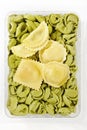 Pasta collection background Royalty Free Stock Photo