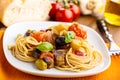 Pasta con caponata