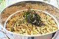 pasta cooked with fine herbs sauce tasty penne delicious food saldavel