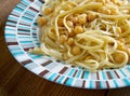 Pasta dish in Italian