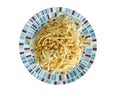 Pasta dish in Italian Royalty Free Stock Photo