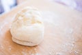 Pasta dough resting on the table