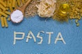 Pasta food lettering