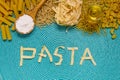 Pasta food lettering