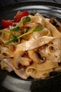 Pasta with fried mushroom