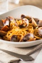 Pasta frutti di mare Royalty Free Stock Photo