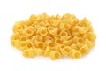 Pasta lumache on a white background Royalty Free Stock Photo