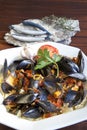 Pasta with Mediterranean mussels