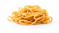 Pasta Noodles On White Background - A Modern Synthetism Royalty Free Stock Photo