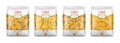 Pasta package. Realistic farfelle or ruoty bag mockup. Macaroni plastic packaging. Italian food. Conchiglie and