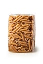 Italian Pasta packaging `Penne Lisce integrali` Type Royalty Free Stock Photo