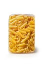 Italian Pasta packaging `Penne Lisce` Type Royalty Free Stock Photo