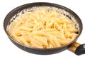 Pasta in a pan