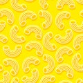 Pasta Pattern seamless. Pasta with sauce sign Background. food texture