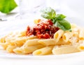 Pasta Penne with Bolognese Sauce