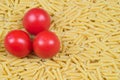 Pasta Penne with red tomatoes Royalty Free Stock Photo