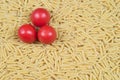 Pasta Penne with red tomatoes Royalty Free Stock Photo