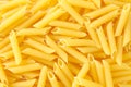 Pasta Penne texture background. Royalty Free Stock Photo