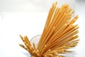 Pasta perspective: maccaroni Royalty Free Stock Photo