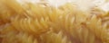 Pasta in plasti bag - banner/header edition Royalty Free Stock Photo