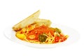 Pasta primavera Royalty Free Stock Photo